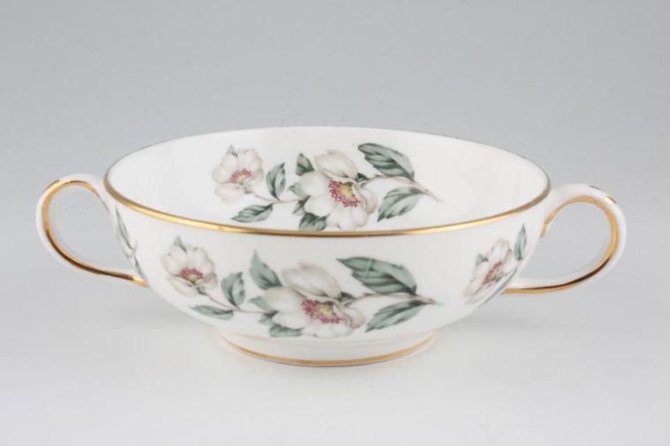 Crown Staffordshire Christmas Roses - Plain Edge Soup Cup