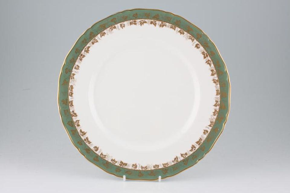 Royal Worcester Arundel - Green - Scalloped Edge Dinner Plate 10 3/4"