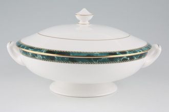 Sell Royal Worcester Medici - Green Vegetable Tureen with Lid no gold on foot