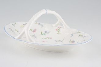 Sell Royal Worcester Forget me not Basket 8 3/4"