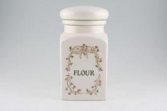 Johnson Brothers Eternal Beau Storage Jar + Lid Flour 9"