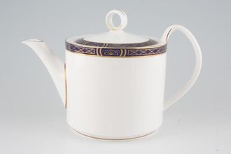 Royal Worcester Mountbatten Cobalt Blue - Gold Edge Teapot