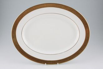 Wedgwood Ascot - Gold Oval Platter 15 1/4"