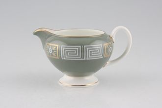 Wedgwood Asia - Sage Green with Gold Cream Jug 1/4pt