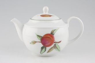 Royal Worcester Evesham Vale Teapot Malvern - Peach, Cherries 1pt