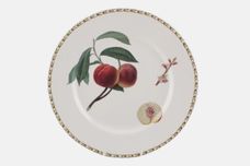 Queens Hookers Fruit Dinner Plate Peach - sizes may vary slightly 11" thumb 1