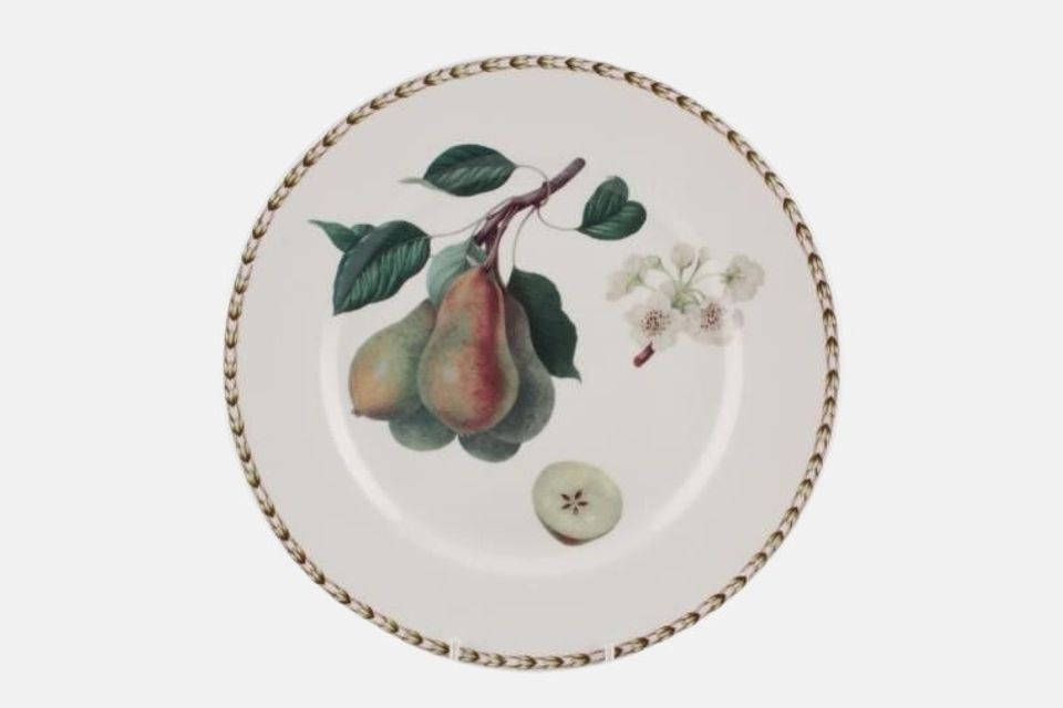 Queens Hookers Fruit Dinner Plate Pear - sizes may vary slightly 11"