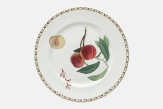 Queens Hookers Fruit Salad/Dessert Plate Peach 8 5/8"