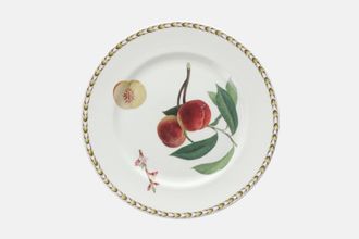 Queens Hookers Fruit Salad/Dessert Plate Peach 8 5/8"