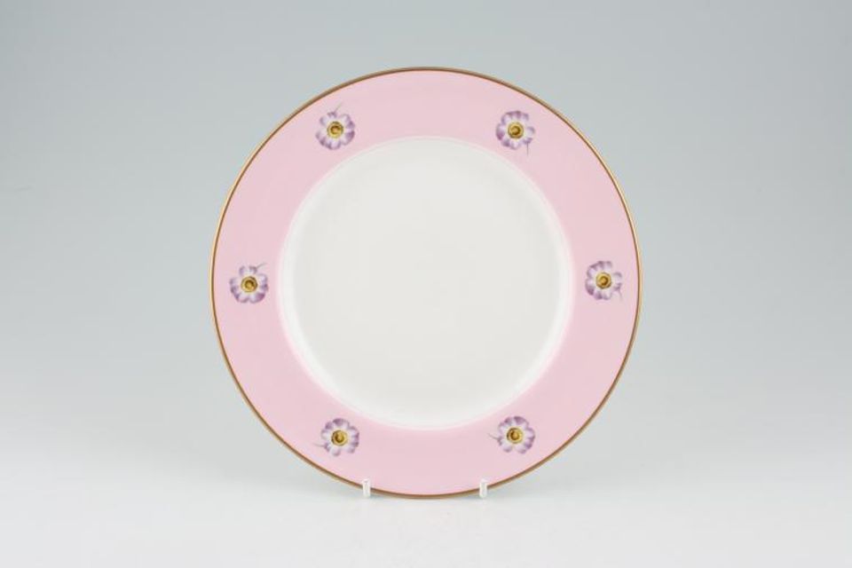 Spode Astor - Y8632 Salad/Dessert Plate Accent Plate / Pink Rim 8"