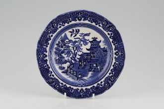 Sell Burleigh Willow - Blue Tea / Side Plate No Gold Edge 7"