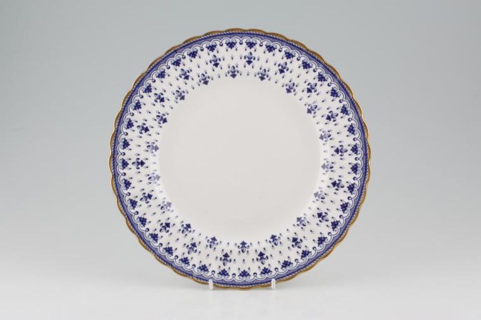 Spode Fleur de Lys - Blue - Y8008 Breakfast / Lunch Plate 9 1/4"