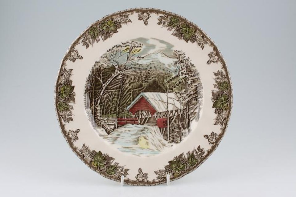 Johnson Brothers Friendly Village - The Dinner Plate The Covered Bridge 10 1/2"