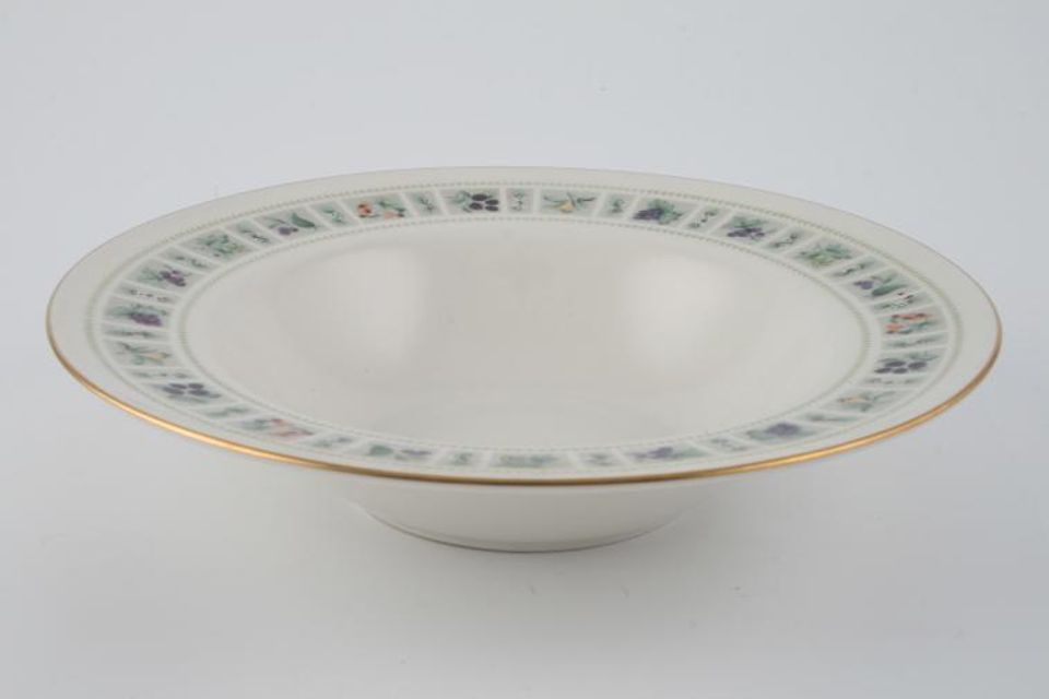 Royal Doulton Tapestry - Fine & Translucent China T.C.1024 Rimmed Bowl 9"