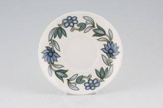 Susie Cooper Art Nouveau - Blue Tea Saucer 5 3/4"