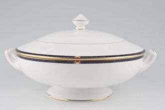 Royal Worcester Carina - Blue Vegetable Tureen with Lid