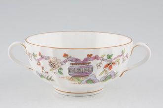 Royal Worcester Pekin Soup Cup 2 handles