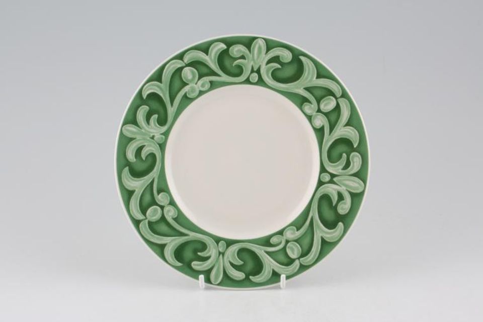 Villeroy & Boch Switch Summerhouse Tea / Side Plate Arabesco - White Centre - Same As Soup Cup Saucer and Sauce Boat Stand 7"