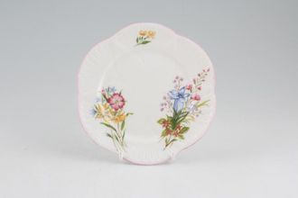 Shelley Wild Flowers - Pink edge Tea / Side Plate 6"