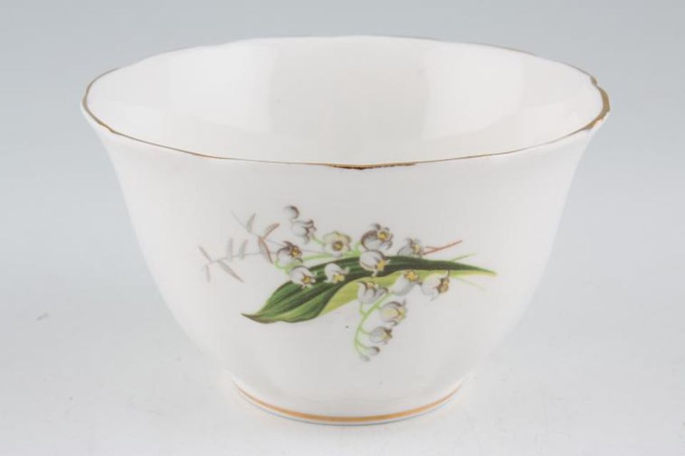 Colclough Lily of the Valley Sugar Bowl - Open (Tea) 4 1/2"