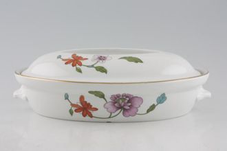 Sell Royal Worcester Astley - Gold Edge Casserole Dish + Lid Oval - Shape 21, size 2 1 1/2pt