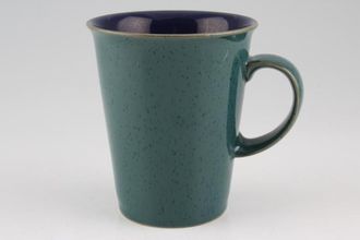 Sell Denby Harlequin Mug Straight sided Green outer - Blue Inner 4" x 4 1/2"