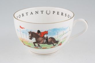 Royal Worcester V.I.P Breakfast Cup Horses - Modern Backstamp 4 1/4" x 2 3/4"