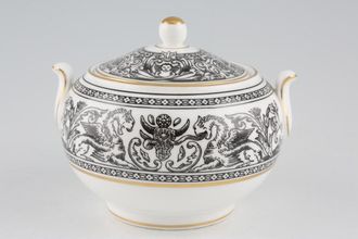 Sell Wedgwood Florentine - Black - W4312 Sugar Bowl - Lidded (Tea) squat