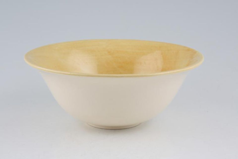 Poole Fresco - Yellow Soup / Cereal Bowl Wash Yellow 6 5/8"