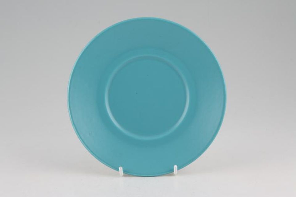 Meakin Impact Soup Cup Saucer Turquoise 6 1/2"
