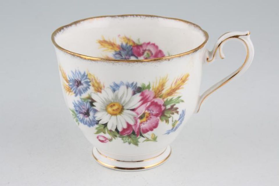 Royal Albert Harvest Bouquet Teacup Old Backstamp 3 3/8" x 2 3/4"