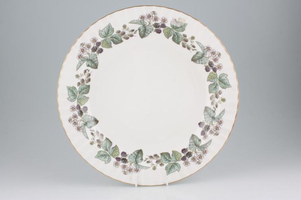 Royal Worcester Lavinia - White Serving Bowl Shallow / Rimmed 12 5/8"