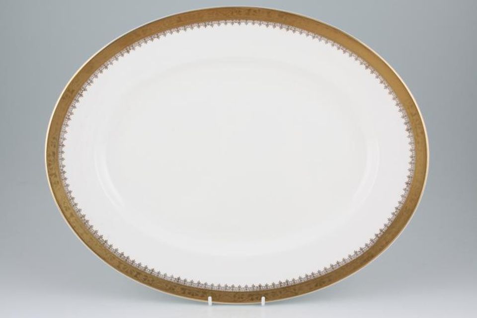 Royal Grafton Regal - Gold Oval Platter 15 3/4"