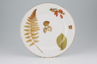 Sell Royal Worcester Wild Harvest - Gold Rim Dinner Plate Rosehip, Cob Nut, Green Leaf 10"