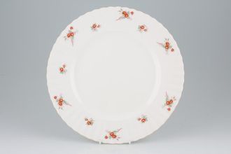 Richmond Rose Time Dinner Plate Roses more orange than pink 10 3/8"