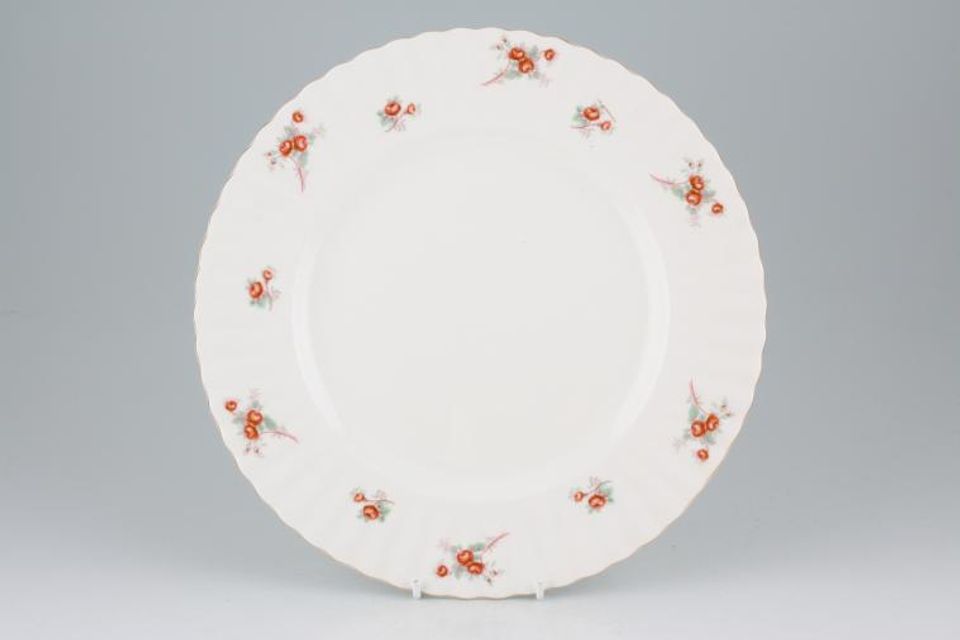 Richmond Rose Time Dinner Plate Roses more orange than pink 10 3/8"
