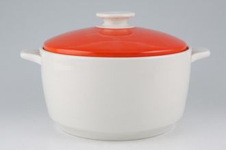 Sell Royal Doulton Seville - T.C.1085 Casserole Dish + Lid Plain Base with Red Lid 3pt