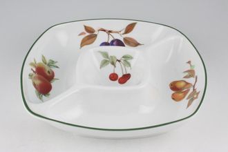 Sell Royal Worcester Evesham Vale Crudité 3 Compartments 10 3/4"
