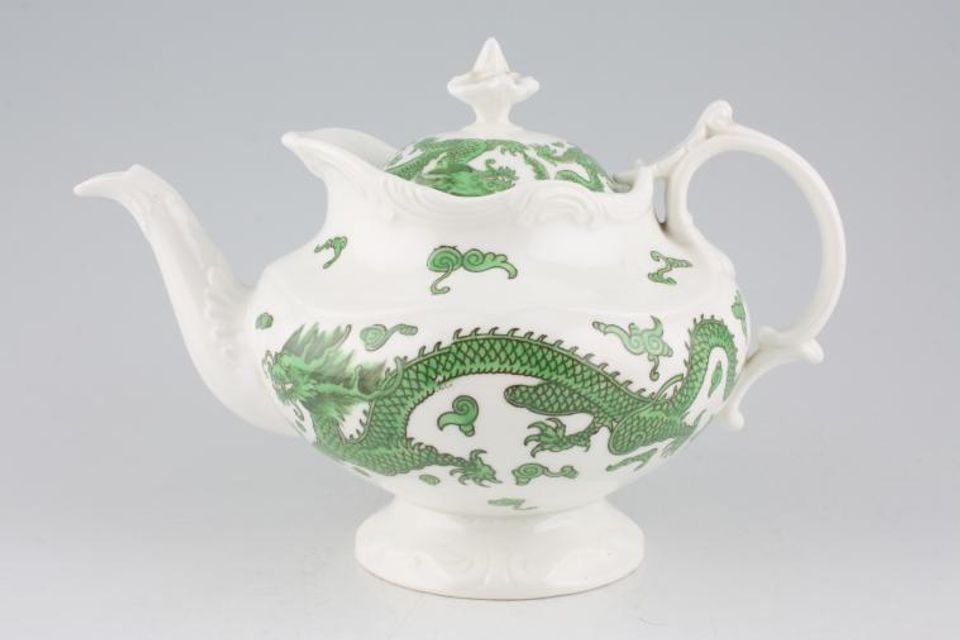 Coalport Green Dragon Teapot 1 1/4pt
