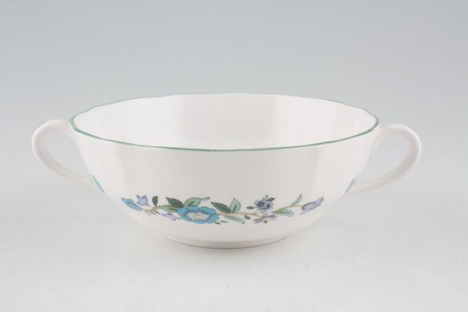 Spode Mulberry - Green Edge Soup Cup