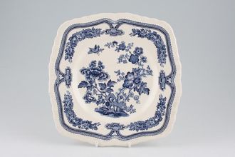 Masons Manchu - Blue Cake Plate square 8 3/4"
