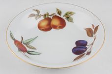 Royal Worcester Evesham - Gold Edge Soup / Cereal Bowl Pear, Peach, Plum 8 1/4" thumb 1