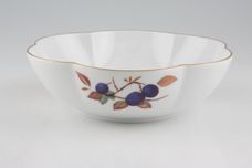 Royal Worcester Evesham - Gold Edge Serving Bowl Round, Scalloped - Peach 8 1/2" thumb 2