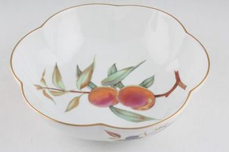 Sell Royal Worcester Evesham - Gold Edge Serving Bowl Round, Scalloped - Peach 8 1/2"