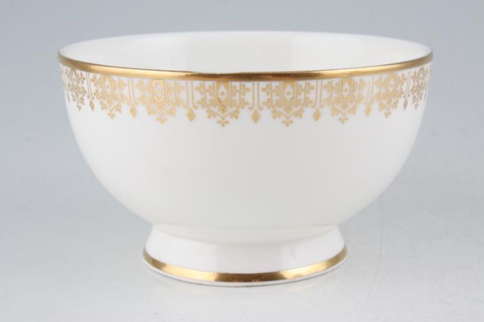 Royal Doulton Gold Lace - H4989 Sugar Bowl - Open (Tea) 4 3/8"