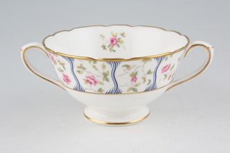 Sell Coalport Trellis Rose - Gold Fluted Edge Soup Cup Pattern Outside