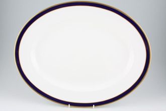 Sell Coalport Rutland Blue Oval Platter 17 1/2"