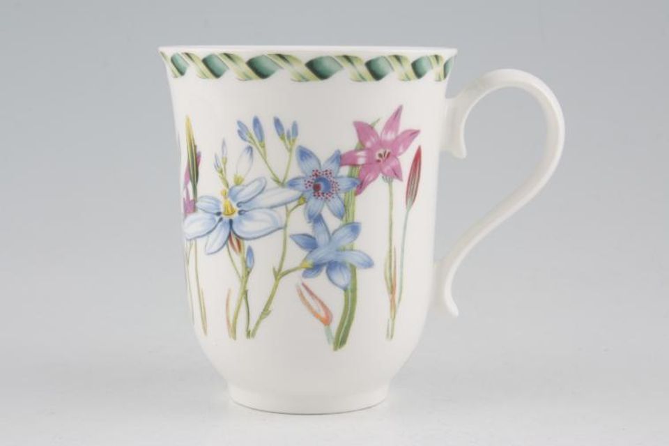 Portmeirion Ladies Flower Garden Mug Tritelia - Backstamps Vary 3 1/4" x 3 7/8"