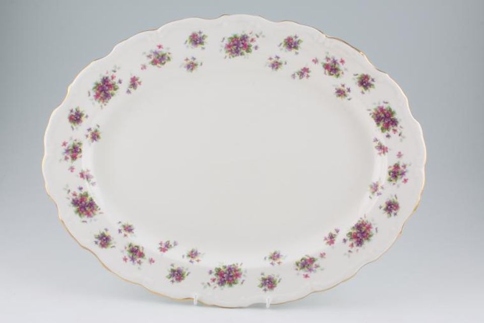 Royal Albert Violetta Oval Platter 16 1/4"
