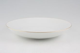 Sell Thomas Medaillon Gold Band - White with Thin Gold Line Soup / Cereal Bowl Shallow, Coupe 8 1/2"